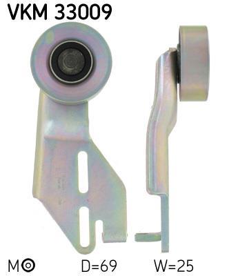 Rolo tensor da correia trapezoidal estriada SKF ref. VKM 33009